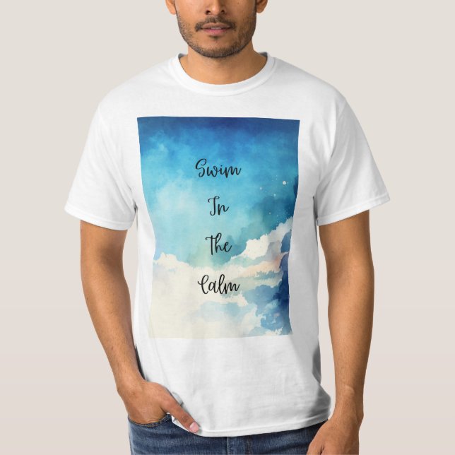 Camiseta Bañarse Con Tranquilidad (Anverso)