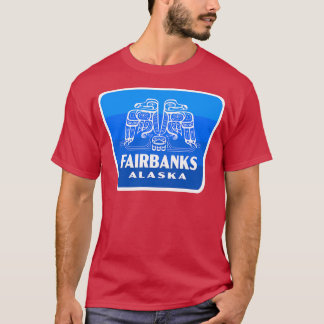 Camiseta Banca aérea Alaska Retro Azul