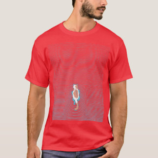 Camiseta Banca azul de verano de gato por Tobe Fonseca