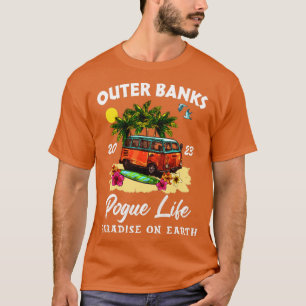 Camiseta Banca externa Pogue Life Paradise On Earth 2023