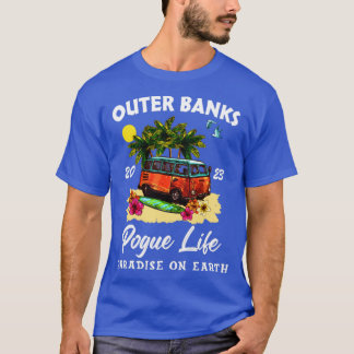 Camiseta Banca externa Pogue Life Paradise On Earth 2023