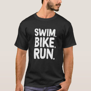 Camiseta Banca Natadora Correr Gráfico En Ejecución Ciclism