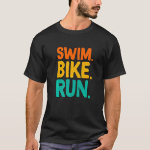 Camiseta Banca Natadora Correr Gráfico En Ejecución Ciclism
