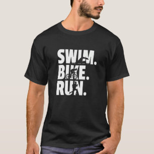 Camiseta Banca Natadora Correr Gráfico En Ejecución Ciclism