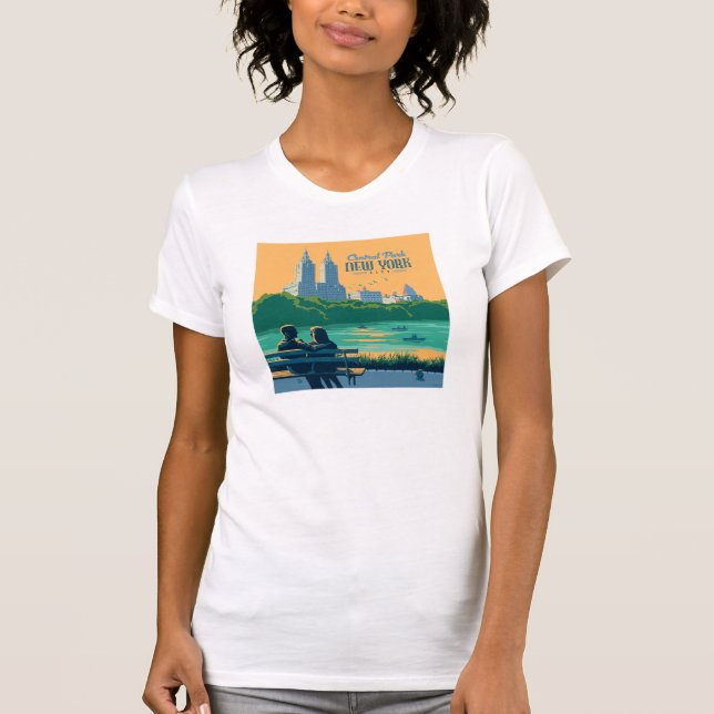 Camiseta Banco Central Park de Nueva York (Anverso)