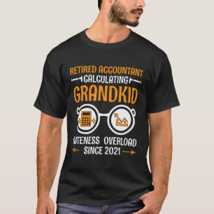 Camiseta Banco Contable de Pensiones de Abuela Jubilado