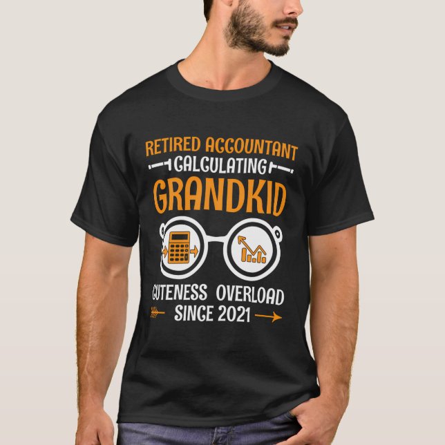 Camiseta Banco Contable de Pensiones de Abuela Jubilado (Anverso)
