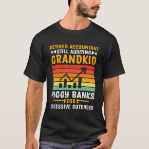 Camiseta Banco Contable de Pensiones de Abuela Jubilado