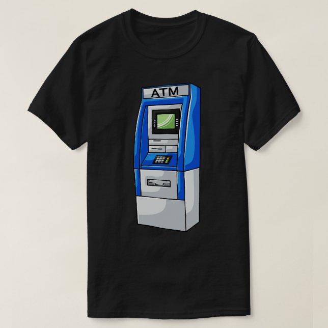 Camiseta Banco de Dinero ATM (Diseño del anverso)