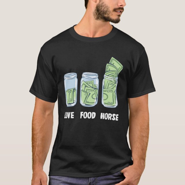 Camiseta Banco de dinero de caballo (Anverso)