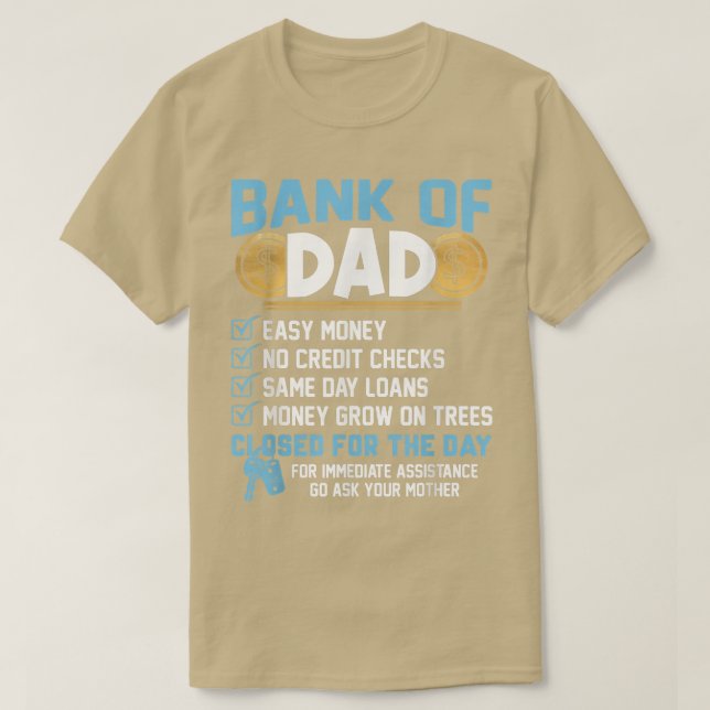 Camiseta Banco De Papá  (Diseño del anverso)