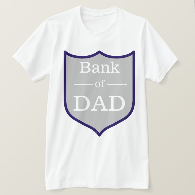 Camiseta Banco de papá (Anverso del diseño)