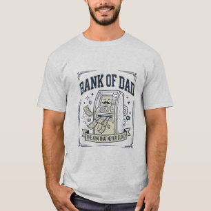 Camiseta Banco de Papá La Cajero Automático Que Nunca Cierr