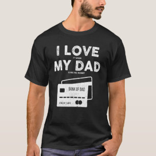 Camiseta Banco De Papá Que Amo A Mi Padre Cuando Los Padres