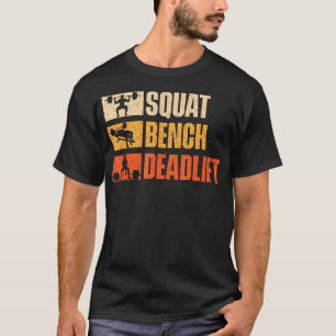 Camiseta Banco de sentadillas peso muerto - Entrenamiento d