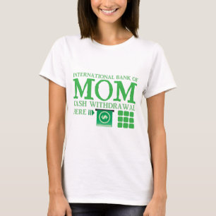 Camiseta Banco internacional de la MAMÁ (retirada de fondos