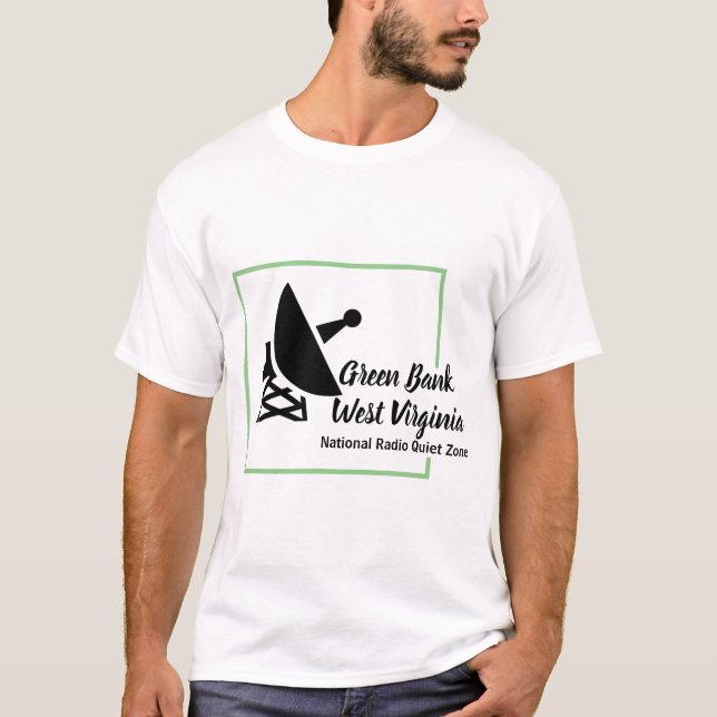 Camiseta Banco verde Virginia Occidental (Anverso)