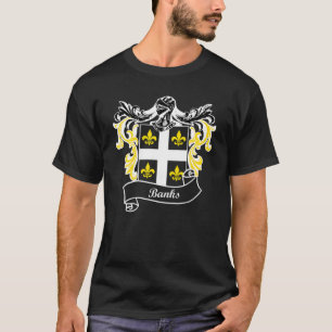 Camiseta Bancos Escudo De Armas Apellido Apellido Familia C