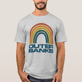 Camiseta Bancos exteriores OBX Arcoiris