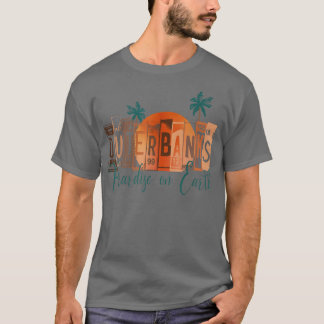 Camiseta Bancos exteriores Paraíso cosecha en NC OBX Earth 