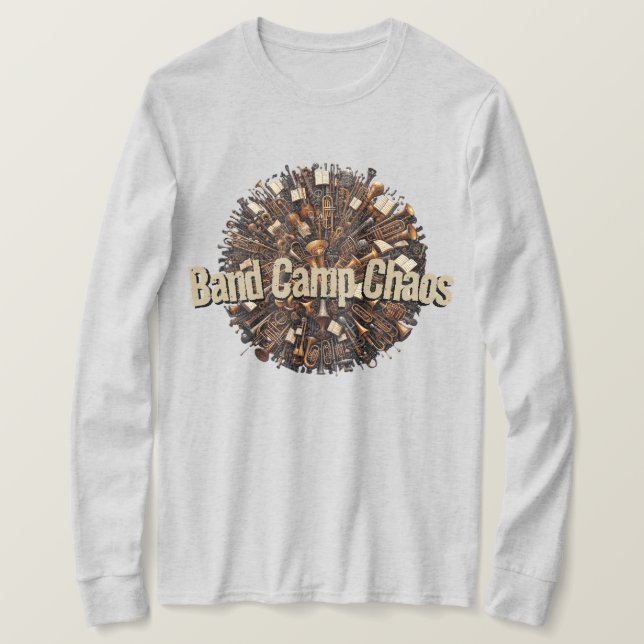 Camiseta Band Camp (Anverso del diseño)