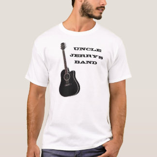 Camiseta Band de tío Jerry - guitarra negra