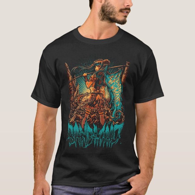 Camiseta Band Maid Verde (Anverso)