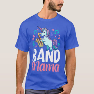 Camiseta Band Mama Saophone Mama Marching Band for vintage 