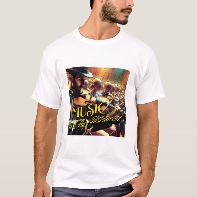 Camiseta Band & orchestra Music is my instrument (Anverso)