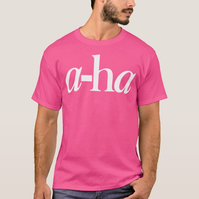 Camiseta Banda A-Ha (Anverso)