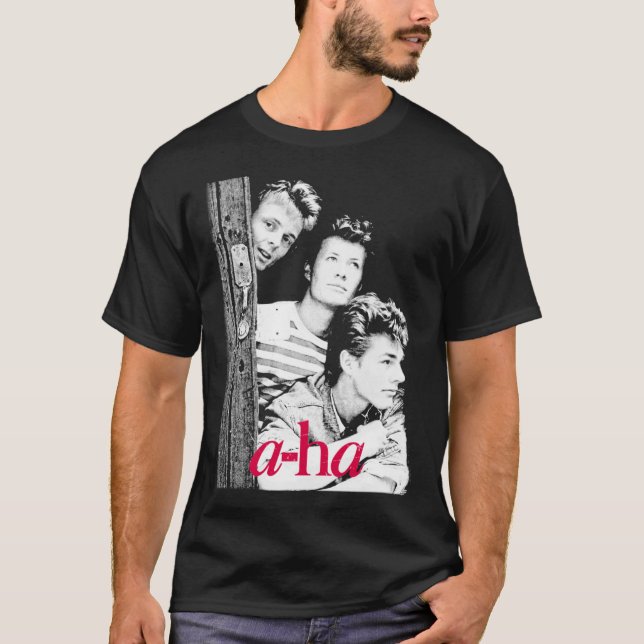 Camiseta banda a-ha 80 retro Classic T-Shirt (Anverso)