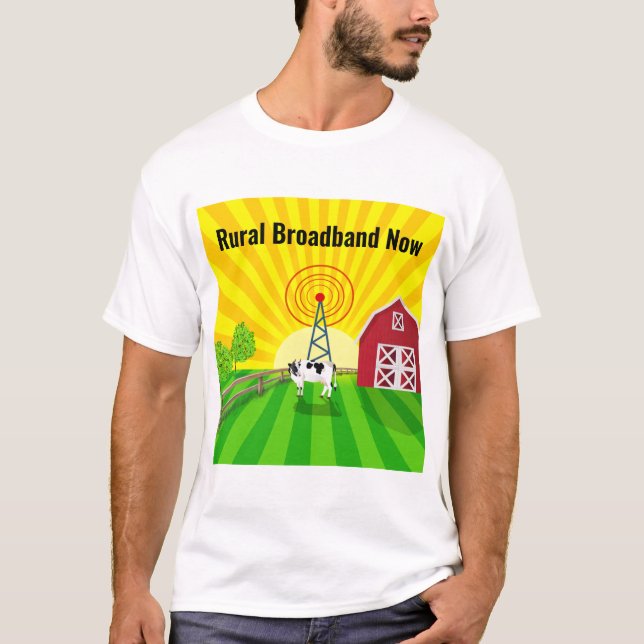 Camiseta Banda ancha rural ahora (Anverso)