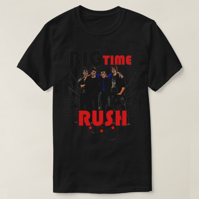 Camiseta Banda BTR Big Time Rush (Diseño del anverso)