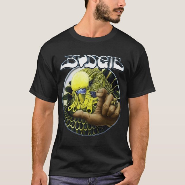Camiseta banda Budgie (Anverso)