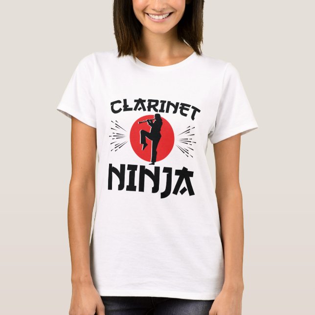 Camiseta Banda Clarinet Ninja Marching (Anverso)