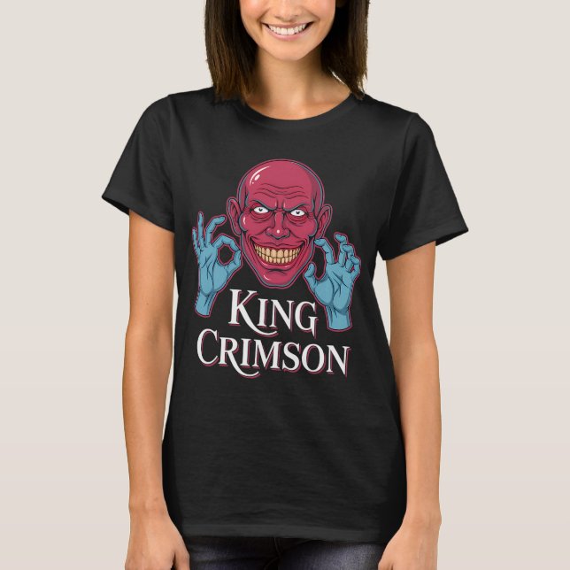 Camiseta Banda Crimson King (Anverso)