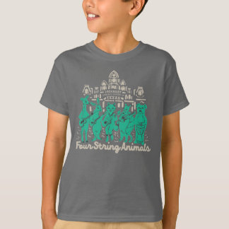 Camiseta Banda de animales de cuatro cuerdas Tee - Niños gr