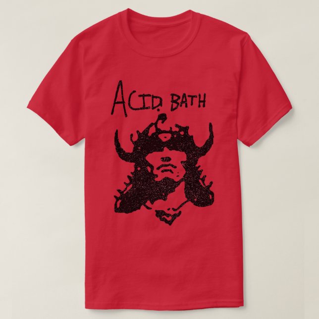Camiseta Banda de Baño Ácido TShirt - 5 (Diseño del anverso)