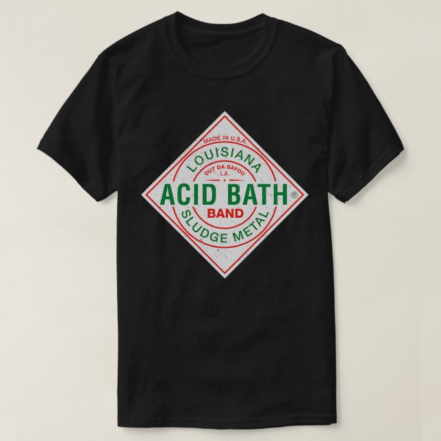 Camiseta Banda de baño de ácido TShirt - 3 (Diseño del anverso)