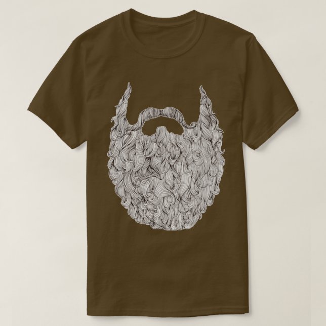 Camiseta Banda de barba barba completa (Diseño del anverso)