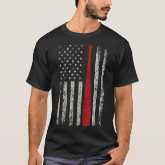Camiseta Banda de béisbol de la FLAG Patriótica Americana