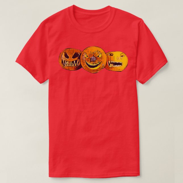 Camiseta Banda de calabaza (Diseño del anverso)