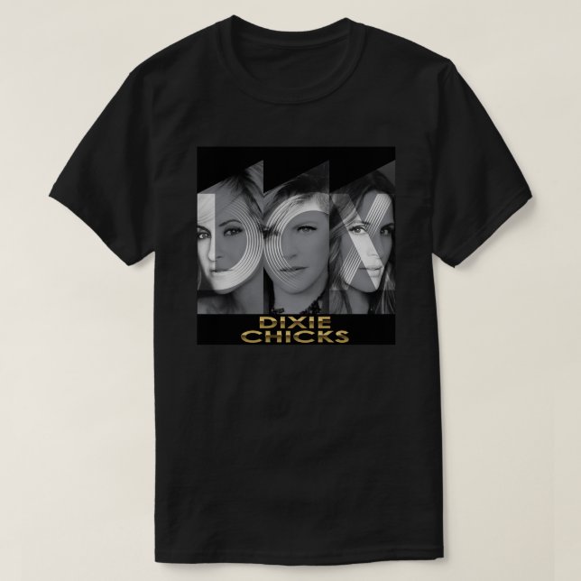 Camiseta Banda de cantantes de Dixie Chicks (Diseño del anverso)