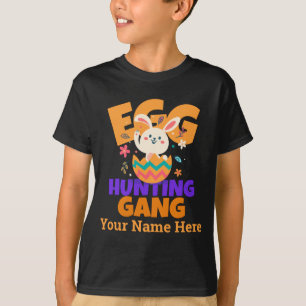 Camiseta Banda de caza de huevos de Pascua personalizado