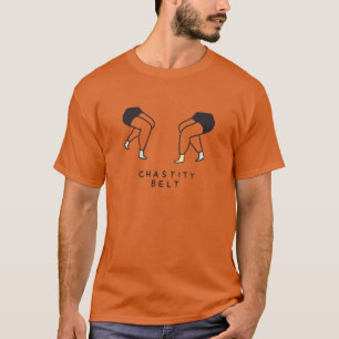 Camiseta banda de cinturón de castidad