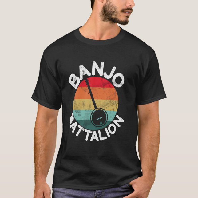 Camiseta Banda de citas del jugador gracioso de Banjo Instr (Anverso)
