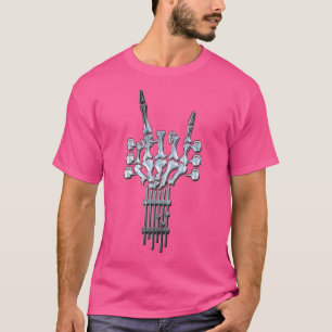 Camiseta Banda de conciertos de cuello de guitarra rock par