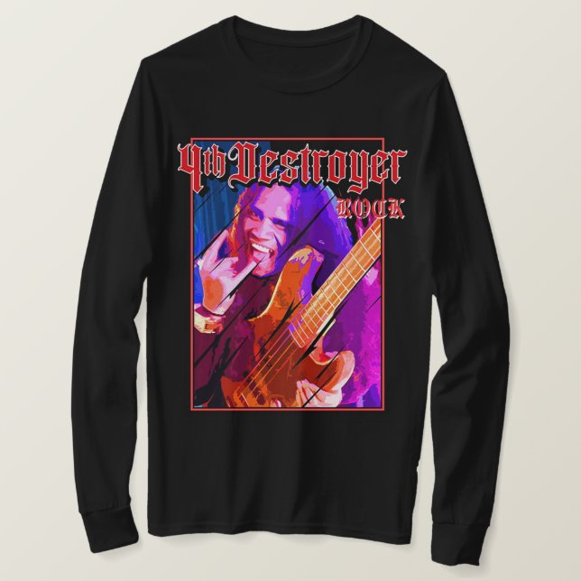 Camiseta Banda de Destroyer (Anverso del diseño)