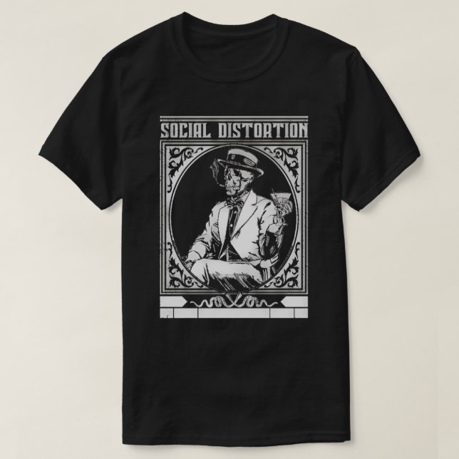 Camiseta Banda de distorsión social Essential T-Shirt (Diseño del anverso)