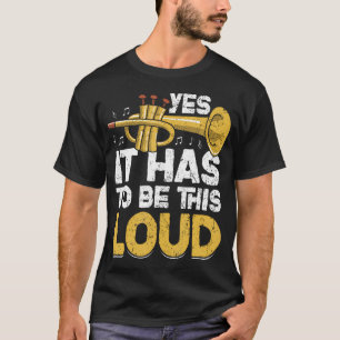 Camiseta Banda de divertido trompetista hombres mujeres tro